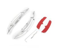 MUEOSI Leva del cambio al volante, for Porsche, for MACAN, for CAYENNE, for Porsche, 911, for Carrera, 991, for Boxster/Cayman 718, for PANAMERA, 2016-2018 Leve del cambio al volante per auto(Silver)