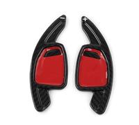 MUEOSI Paddle cambio volante in fibra di carbonio for auto, for, RS4 RS5 RS7 2020-2022, for RS6 2019-2022 Leve del cambio al volante per auto(Schwarz)