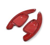 MUEOSI Paddle cambio volante in fibra di carbonio for auto, for, RS4 RS5 RS7 2020-2022, for RS6 2019-2022 Leve del cambio al volante per auto(Rot)