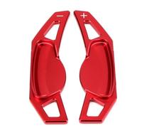 MUEOSI Paddle Shift, for Smart, fortwo 451, forfour 453, for auto a trazione elettrica, estensione del volante, palette del cambio, adesivi for auto Leve del cambio al volante per auto(Rot)