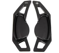 MUEOSI Paddle Shift, for Smart, fortwo 451, forfour 453, for auto a trazione elettrica, estensione del volante, palette del cambio, adesivi for auto Leve del cambio al volante per auto(Schwarz)