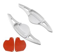 MUEOSI Paddle Shifter, for Hyundai, for Genesis, DH 2014 2015 2016 2017 G80 2018 2019 2020 Adesivi estensibili for cambio volante auto Accessori Leve del cambio al volante per auto(Silver)