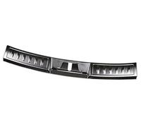 MUEOSI Piastra paraurti posteriore Proteggi copertura Accessori in acciaio inossidabile, for Range, for Rover, for Evoque L551 2019 2020 Protezione paraurti posteriore in gomma(Schwarz)
