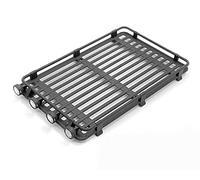 MUEOSI Portapacchi in Materiale di Nylon Piastra for Bagagli con Luce Decorativa, for Axial, SCX24, for Chevrolet, C10 Rc Car Portapacchi da Tetto per Auto
