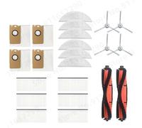 MUEOSI Principale/Spazzola laterale Filtro HEPA Mop Panno Scatola for la polvere Sacchetto for la polvere, for Xiaomi, Lydsto R1 / R1A / R1 Pro / S1 Parti for aspirapolvere robot aspirapolvere(Size:Wh