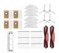 MUEOSI Principale/Spazzola laterale Filtro HEPA Mop Panno Scatola for la polvere Sacchetto for la polvere, for Xiaomi, Lydsto R1 / R1A / R1 Pro / S1 Parti for aspirapolvere robot aspirapolvere(Size:Wh