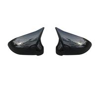 MUEOSI Rear View Mirror Cover, for, B9 A4 S4 A5 S5 2016 - UP Mirror Side Caps Replacement Style Caps Carbon Fiber Coperchio Specchietto Retrovisore(1 pair black)