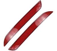 MUEOSI Riflettore paraurti posteriore, 1 paio di riflettori di luce di segnalazione riflettenti for paraurti posteriore, for BMW, F10 F11 F18 Serie 5 2011-2016, rosso Catarifrangente di avvertimento p