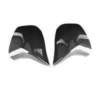 MUEOSI Specchio per auto protegge la cover del coperchio dello specchietto retrovisore laterale dello specchio automatico, for accessori in stile fibra di carbonio X5 F15 X6 Coperchio della copertura