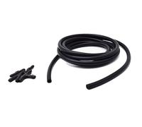 MUEOSI Tergicristallo 5 pz/set FAI DA TE Parabrezza Auto Acqua Tergicristallo Ugello Rondella Spray Jet Tubo Tubo 4 pz Nero Connettori Accessori Auto Ugello lavavetri