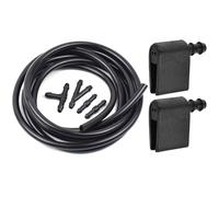 MUEOSI Tubo flessibile for getto di spruzzo con ugello lavavetri, for Mercedes-Benz, Sprinter, for VW, Crafter 2500 3500 montato sul braccio del tergicristallo 2E1955985 2E1955986 Ugello lavavetri(Noz