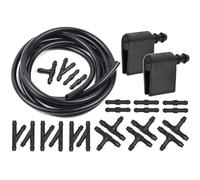 MUEOSI Tubo flessibile for getto di spruzzo con ugello lavavetri, for Mercedes-Benz, Sprinter, for VW, Crafter 2500 3500 montato sul braccio del tergicristallo 2E1955985 2E1955986 Ugello lavavetri(Wit