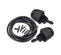 MUEOSI Tubo flessibile for ugello acqua for tergicristallo anteriore 93160047 7700823915, for Renault, Trafic II X83, for Opel, for Vauxhall, Vivaro Primastar Ugello lavavetri(Nozzle and 2m Hose)