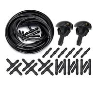 MUEOSI Tubo flessibile for ugello lavavetri for tergicristallo anteriore, for NISSAN, Navara D22 D40 Silvia 200SX S14 S15 Sentra B15 Sunny B13 B14 Pathfinder Ugello lavavetri(With Regulator)