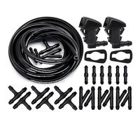 MUEOSI Ugello a spruzzo for tergicristallo anteriore, for Grand Cherokee WK2 2011-2019 Liberty KK Commander, for DODGE, Nitro Durango Ugello lavavetri(With Regulator)
