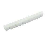 Muertenze - Dado in osso per chitarra elettrica a 6 corde, 42 mm, scanalato in osso, fondo piatto, per chitarra elettrica stile LP, chitarra folk acustica, colore bianco (dado: 42 x 4,5 x 3,5 mm, 1
