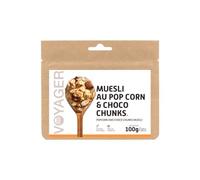 Muesli liofilizzato voyager con pop corn e pezzetti di cioccolato 100g
