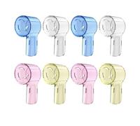 Muexoee 8 coperture protettive per testine di spazzolino elettrico Oral-B iO, colori assortiti, traspiranti, antipolvere, adatte per viaggi e casa