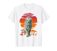 Mufasa Lion King Kiros Sunset Maglietta