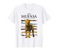 Mufasa Lion King Standing Stripes Maglietta
