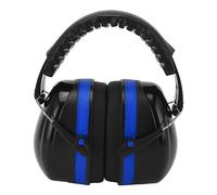 Muff industriali Blocco del rumore Blocco della protezione dell'udito Dimensioni auricolari pieghevoli regolabili per eventi sportivi per adulti per bambini Concerti (Blu nero)