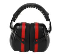 Muff industriali Blocco del rumore Blocco della protezione dell'udito Dimensioni auricolari pieghevoli regolabili per eventi sportivi per adulti per bambini Concerti (Rosso nero)