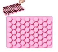 Muffa al cioccolato, morbido silicone rotondo - produttore di panettieri per cupcake fatti in casa fornisce non-seffe, di sapone a barre artigianali a mano per cioccolato, biscotti, cera di fuoco