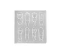 Muffa di arte delle unghie del silicone del commestibile con disegno floreale intagliato per la muffa facile degli accessori di demolizione della resina