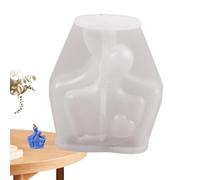 Muffa di muffa di coppia stampo per candele in silicone | Stampo di forma dettagliata per candele fai da te e resina Creazione di decorazioni per la casa creativa per mod