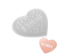 Muffa in silicone di notte, Love Heart Shape Mold, resina Night Light Mold, Custom Resin Heart Mold, Mold Heart Shaped, Large Heart Mold for Crafts, 4.92x4.13x0.83 Inches