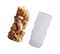 Muffa magica del silicone della fanciulla del mare per il commestibile facile Demold per il silicone di fabbricazione del cioccolato del sapone