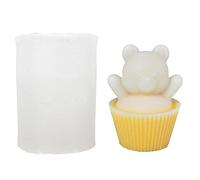 Muffa molle e della tazza del muffin dell'orso del silicone per il progetto di arte che fa le muffe uniche o