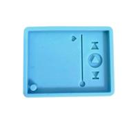 Muffa Musica Player Silicone Epossidico Craft Keychain UV Resina Lucida Giocatore Gioielli Stampi