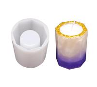 Muffe dei siliconi del cilindro per la decorazione del gesso dei titolari di candela delle resine epossidiche