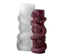 Muffe della colonna del silicone del serpente del cilindro per il pilastro impresso del sapone per il serpente del cilindro della resina