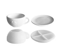 Muffee Cup Molds Silicone - Cup Molds For Resina epossidica | Silicone Molds Clay Molds | Desk Decor Resin Molds, Plaster Mold Tea Cup, Pot Mould, Soap Candle Making