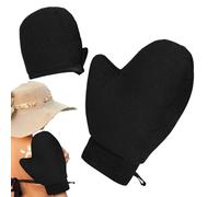 Muffola Autoabbronzante,Riutilizzabile, Lavabile In Lavatrice, Floccato, Portatile - Applicatore Per Guanti Abbronzanti - Per Braccia, Gambe, Schiena, Viaggio, Vacanza, Applicare Mousse E Lozione