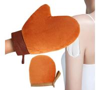 Muffola Autoabbronzante,Riutilizzabile, Lavabile In Lavatrice, Portatile, Floccato,Applicatore Per Autoabbronzante | Per Braccia, Gambe, Schiena, Viaggio, Vacanza, Applicare Mousse E Lozione