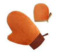 Muffola Autoabbronzante | Riutilizzabile, Lavabile In Lavatrice, Portatile, Floccato,Guanto Abbronzante Senza Sole,Per Braccia, Gambe, Schiena, Viaggio, Vacanza, Applicare Mousse E Lozione