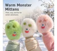 Muffole invernali imbottite dal design mostro, Per giornate nevose