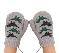 Muffole Invernali Per Bambini,Caldi Comodi Antismarrimento | Guanti Lavorati A Maglia Per Giochi Invernali All'aperto | per Giardino Cortile Pattinaggio Sci Pupazzi di Neve Età 2-3 Maschi Femmine