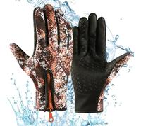 Muffole termiche invernali guanti da ciclismo caldi 1 paio di guanti touch control invernali abbigliamento freddo guanti impermeabili abbigliamento sportivo antiscivolo per guida e lavoro