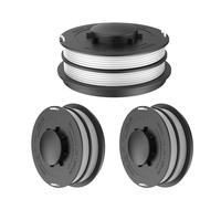 MUFUSHAN 3 bobine per decespugliatore, diametro 1,65 mm, 10 m, 3405685, filo di ricambio per decespugliatore a doppio filo, bobine di nylon autoalimentate compatibili con tagliaerba elettrico Einhell