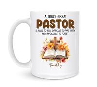 Mug A Truly Great Pastor 330Ml Tazze Classica Con Manico Tazze Da Caffè Per Uomo Succo Ragazze