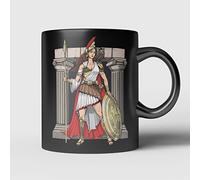 Mug Con Manico Morning Cup Durevole Tazza In Ceramica Regali Divertenti Per Ufficio Uomo 330Ml Dea Greca Atena, Mitologia Greca, Grecia Antica, Regali Di Storia Greca, Mitologia