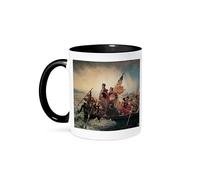 Mug Crossing The Delaware By Emanuel Leutze American Art 330Ml Tazze Classica In Porcellana Tazze Da Caffè Per Succo Latte Tè