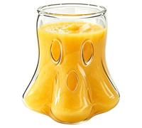 Mug fantome Halloween verre transparent tasse cafe originale decoration sai