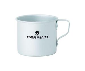 Mug ferrino tazza in alluminio anodizzato con manico grigio