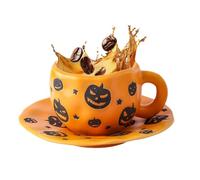 Mug Halloween Mug Halloween in ceramica 320 ml con piattino