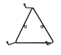 Mug Holder Wall Rack - Rustic Coffee Cup Organizer, Space Saving Hanging Stand | Kitchen Display Storage For Mugs, Teacups, Glasses, Bar Decor, Home Café Shelves, Durable Metal Hook Mount Design